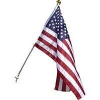 Nylon US Flag Kit with Pole, 3' x 5'