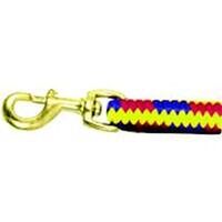 Polypropylene Horse Lead, 5/8in. x 9 Yellow, Purple, & Raspberry