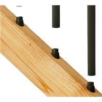 0010959 - STAIR CONNECTOR W/SCREW BLACK