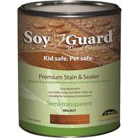 soy guard stain & sealer, 1 gal walnut