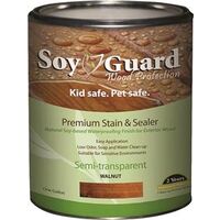 Soy Guard Stain & Sealer, 1 Gal Walnut