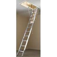 aluminum attic ladder, 8-10