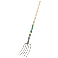 0024257 - FORK 5-TINE WOOD HANDLE