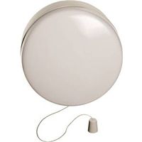 battery operated pull cord light, white