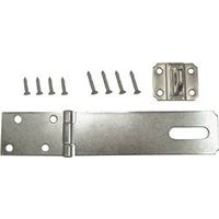 adjustable staple safety hasp, 6in. zinc