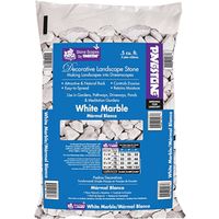 0048603 - 0.5 CUFT WHITE MARBLE CHIPS