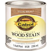 cabot oil based wood stain, 1/2 pt special walnut