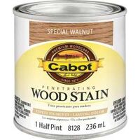 cabot oil based wood stain, 1/2 pt special walnut
