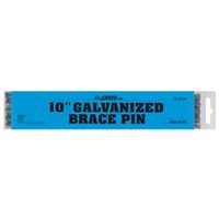 pin brace, 10in. galvanized