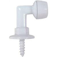 floor door stop, white