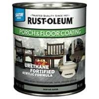 rustoleum semi-gloss porch & floor coating, 1 qt pewter