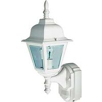 Cast Aluminum Motion Sensor Lantern, White
