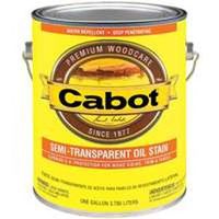 cabot semi-transparent stain, 1 gal cordovan brown