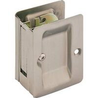 Passage Pocket Door Pull, 2 3/8in. Satin Nickel