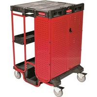 ladder cart with cabinets, 500 lbs