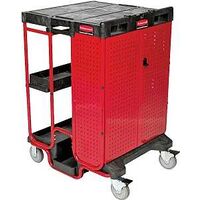 ladder cart with cabinets, 500 lbs