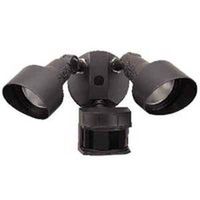 twin motion sensor lights, 200 watt bronze