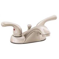 cleo bathroom faucet, satin nickel
