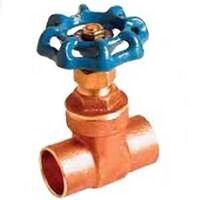 Brass Gate Valve, 3/4in.