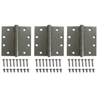 square corner commerical door hinge, 4 1/2in.