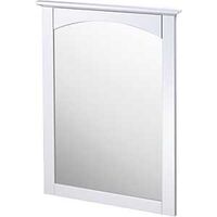 Columbia Wall Mirror, 28in. White
