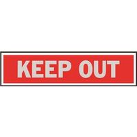 0234021 - KEEPOUT PRINCESS ALUMINUM SIGN