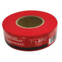 TAPE FLAGGING 1INX200FT RED   