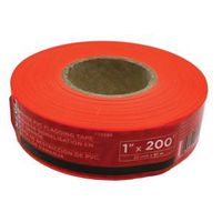 TAPE FLAGGING 1INX200FT ORNG  