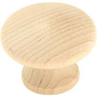 0240952 - 1-1/4X15/16 BIRCH WOOD KNOB