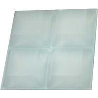 Square Polyurethane Bumpers, 3/4" Clear