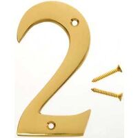 Brass House Number, #2