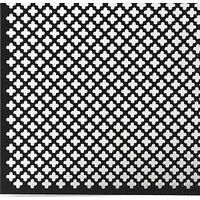 aluminum sheet, 1 x 2 black