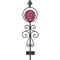 Mosaic Solar Stake Light, Purple