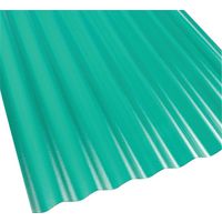 polycarbonate panel green, 8 x 26in.