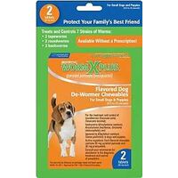 Worm X Plus For Small Dogs, 2 Pk