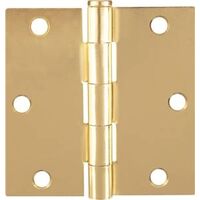 Screen Door Hinge, 3in. x 3in. Satin Brass
