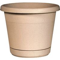 planter & saucer, 8in. sand