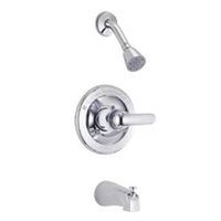single handle tub & shower faucet, chrome