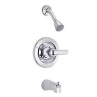 single handle tub & shower faucet, chrome
