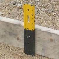 flat nail stake, 18in.
