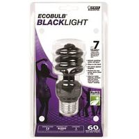 twist compact black light bulb, 15 watt