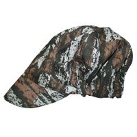 welding cap, orange/camouflage