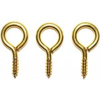 0334920 - #8 LRG SLD BRS EYE SCREW