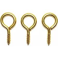 Screw Eye, 15/32in. x 1 5/8in. Brass