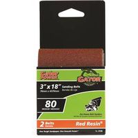 0346007 - 3X18IN 80GRIT ALUM OX BELT 2PK