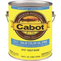 Cabot 6707 O.V.T Exterior Oil Stain,Gallon, Deep Base - Case of 4