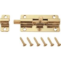 Barrel Bolt, 3in. Satin Brass