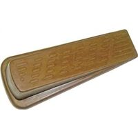 Heavy Duty Rubber Wedge Door Stop, Brown