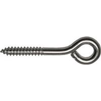 medium steel eye screws, zinc