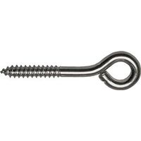 Medium Steel Eye Screws, Zinc